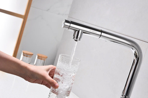 Смеситель для кухни с подключением к фильтру  Paulmark Urban Ur213104-CR