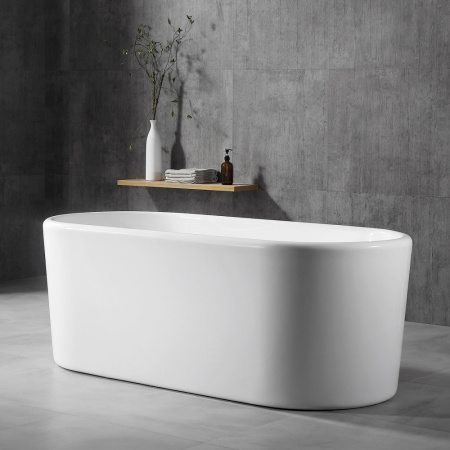 Акриловая ванна (160х70) ABBER AB9272-1.6 без гидромассажа, белый