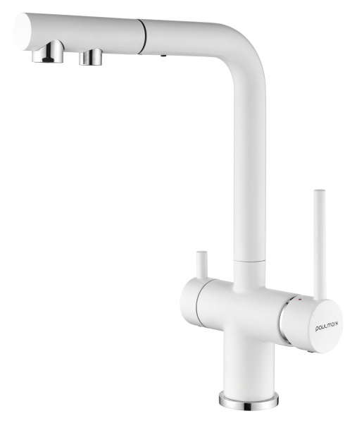 Смеситель для кухни с подключением к фильтру  Paulmark Serpentine Se213222-431