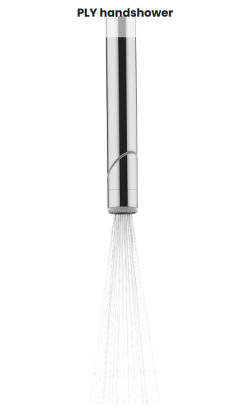 Смеситель для душа термостатический  Bossini Ply Z00943.030 хром