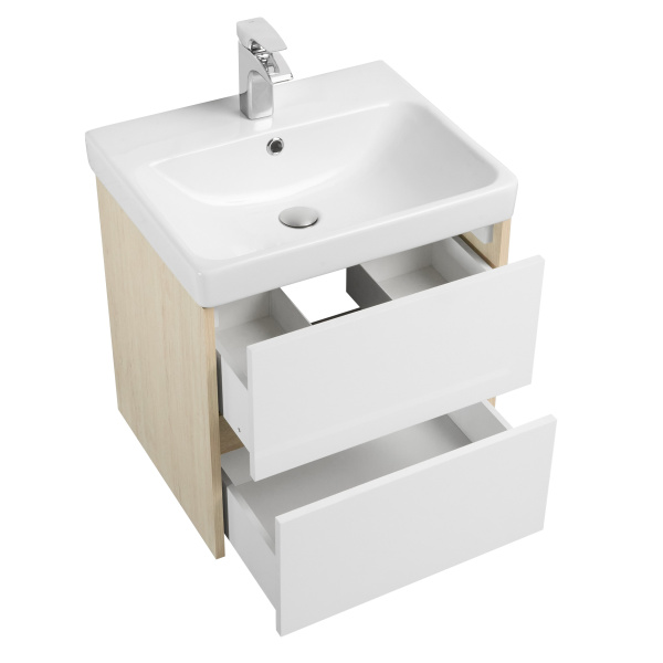 Тумба с раковиной Aquaton Сканди 55 1A2517K0SDB20