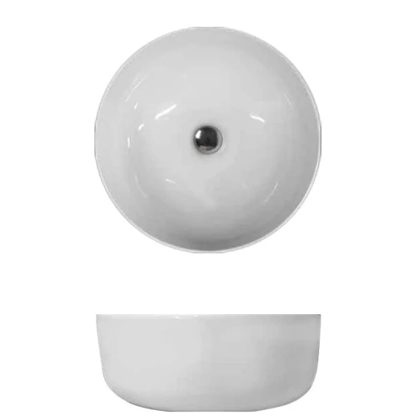 Раковина накладная (40х40) Kerasan Nolita 534401 белый глянец