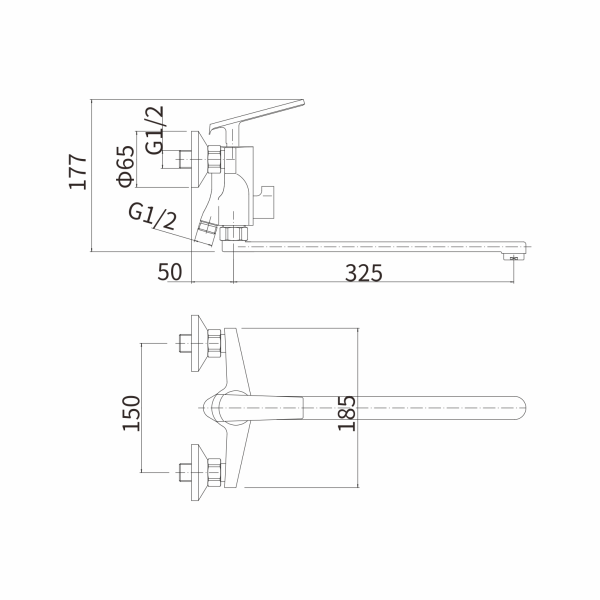Смеситель для ванны FASHUN  A2281-7