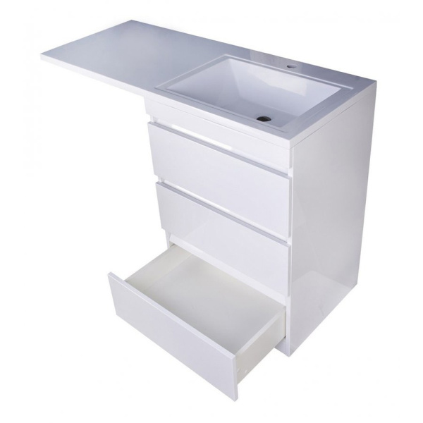 Тумба под стиральную машину напольная Style Line Даллас СС-00002272 белый