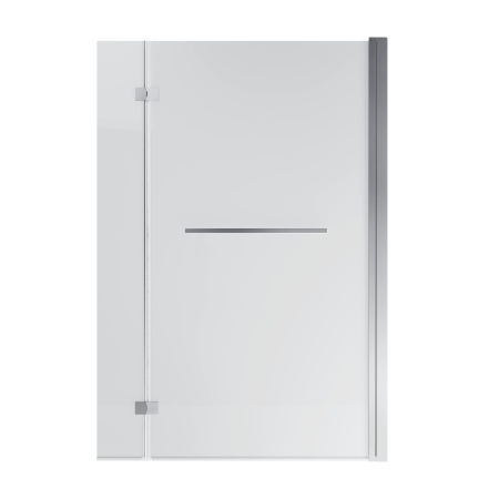 Душевая шторка на ванну (80х140) Grossman GR-108 хром, распашная