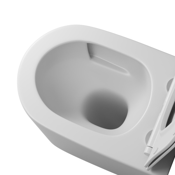 Унитаз подвесной безободковый Grossman  GR-4499MSQ с сиденьем микролифт