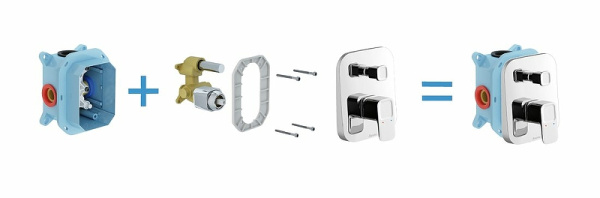 Смеситель для ванны Ravak 10° TD 065.00 X070070