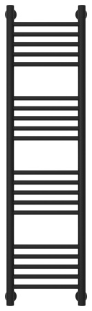 Полотенцесушитель Водяной Прямая Сунержа Богема + (120х30) Матовый Черный 31-0220-1230