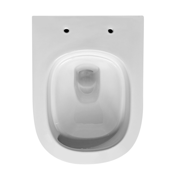 Унитаз ABBER Rechteck AC1218 подвесной белый, безободковый, смыв торнадо