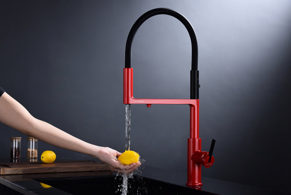 Смеситель для кухни с подключением к фильтру  Paulmark Tornado To213402-FI