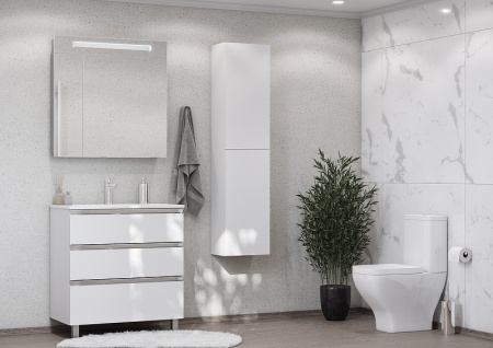 Зеркальный шкаф Roca Victoria Nord 80 белый глянец ZRU9000033