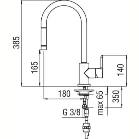 Смеситель для кухни NOBILI ABC AB87137/1CR
