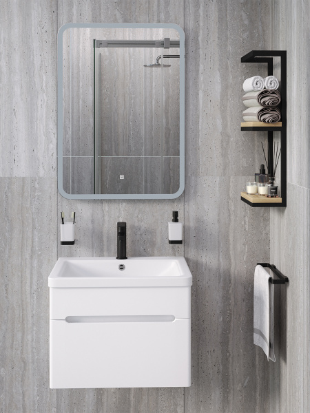 Зеркало RUNO с подсветкой 600х800 Руан Led (ЗЛП2481)