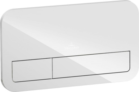 Клавиша смыва Villeroy&Boch ViConnect 922400RE (белое стекло)
