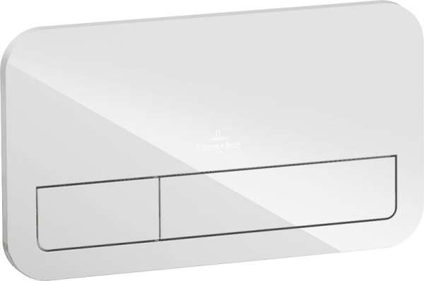 Клавиша смыва Villeroy&Boch ViConnect 922400RE (белое стекло)