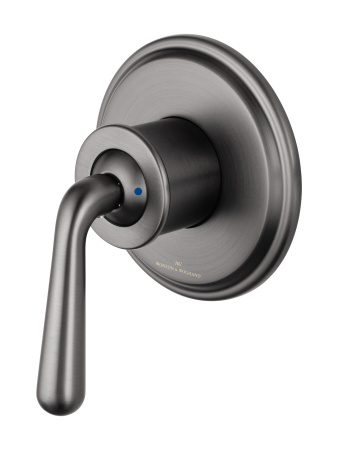 Смеситель с гигиеническим душем встраиваемый WONZON & WOGHAND STEAM, темный графит WW-88849008-BGM