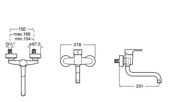 Смеситель для кухни Roca L20 A5A7609C00