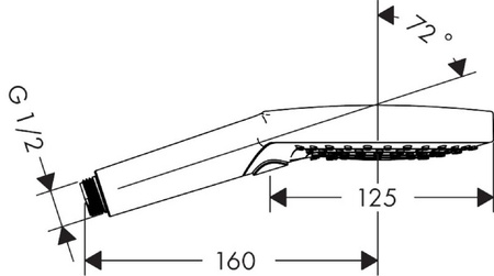 Ручной душ Hansgrohe Raindance Select S 120 3jet 26530700 белый матовый