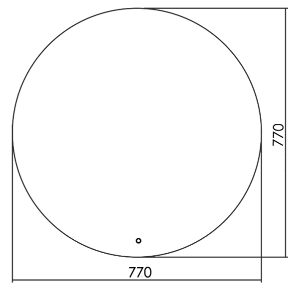 Зеркало (77х77) Silver Mirrors  Саванна ФР-00000954