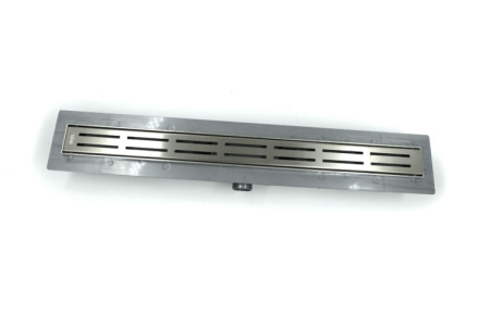 Душевой лоток Timo 70см с решеткой DOUBLE GAP из нержавеющей стали Smart Plus SMP-DGG70-LS40(DRY)