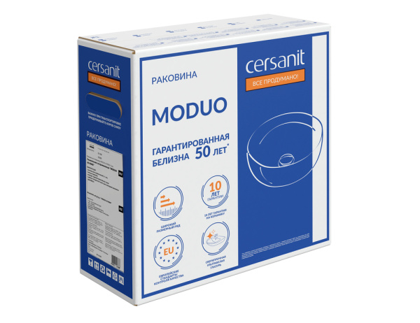 Раковина на столешницу Cersanit MODUO 40 RING 63569