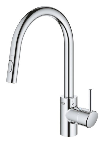 Смеситель для кухни однорычажный с выдвижным аэратором Grohe Concetto 31483 002 (31483002)