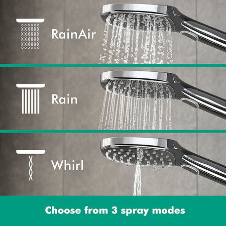 Душевая система с термостатом Hansgrohe Raindance Select E 360 Showerpipe 27112000 хром