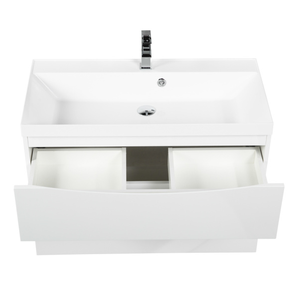 База под раковину подвесная BelBagno MARINO-H60-800-2C-SO-BL-P Bianco Lucido