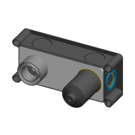 Универсальная внутренняя часть встроенного смесителя для раковины Cezares INT 100 2NO