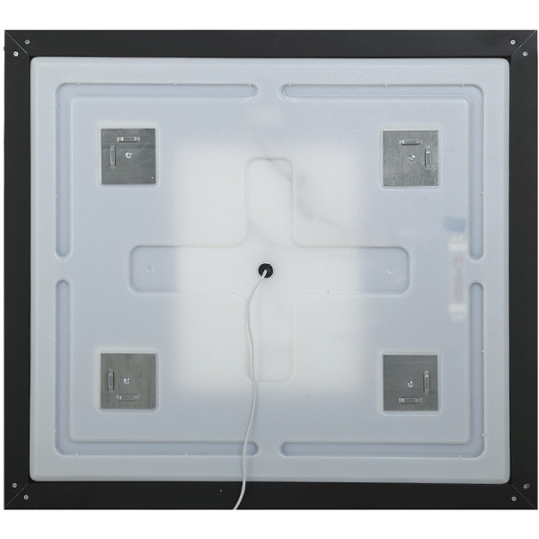 Зеркало (90х80) BelBagno Kraft SPC-KRAFT-900-800-SENS-NERO с подсветкой