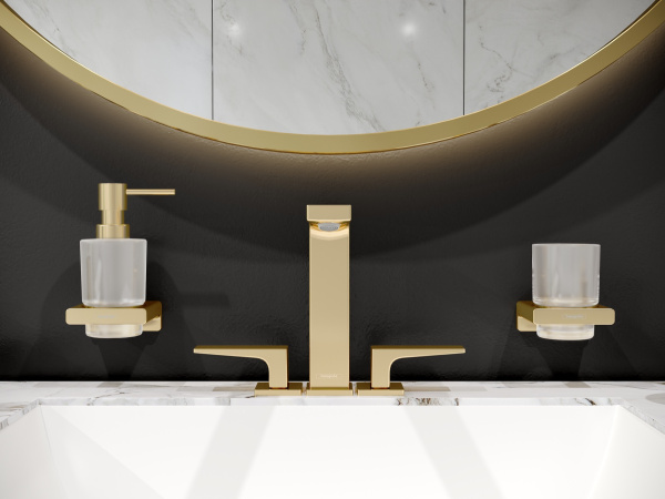 Дозатор для жидкого мыла 200 мл Hansgrohe AddStoris 41745990 полированное золото
