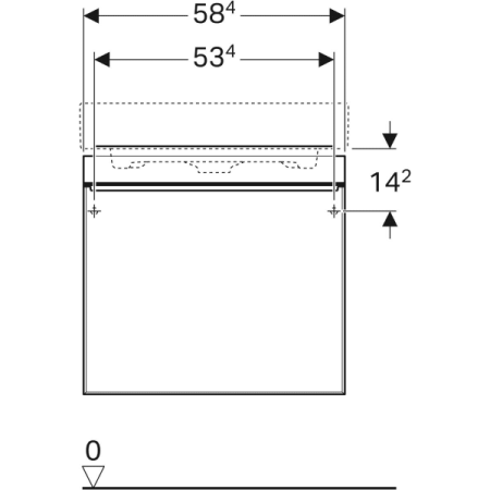 Тумба под раковинуGeberit Citterio 500.556.JI.1
