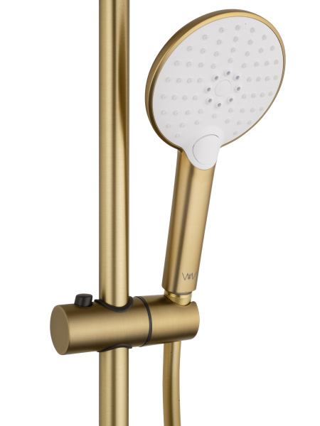 Душевая система WONZON & WOGHAND CLICK, брашированное золото WW-N3S962-BG