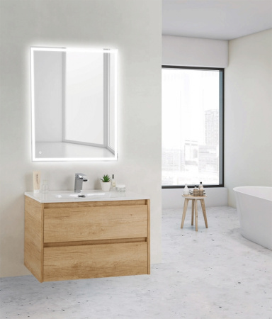 База под раковину подвесная BelBagno KRAFT 39-800/390-2C-SO-RNN Rovere Nebrasca Nature