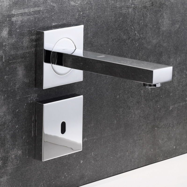 Кран настенный сенсорный для кухни без смешивания Grohe Eurocube E 36442 000 (36442000) хром 