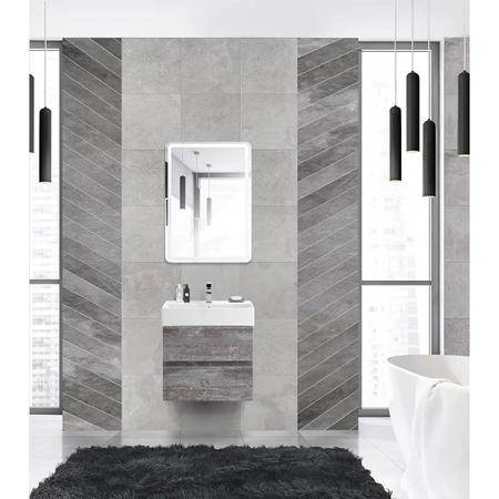 Тумба под раковину Cezares MOLVENO 46-60-2C-SO-LG Legno Grigio