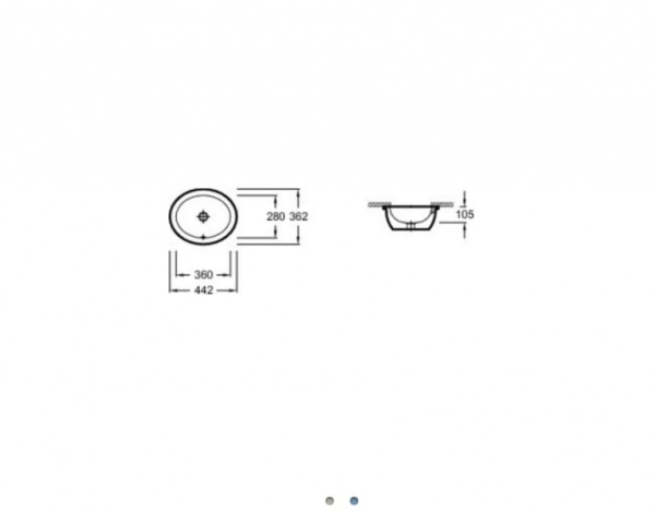 Раковина Jacob Delafon Vox EYI102-00