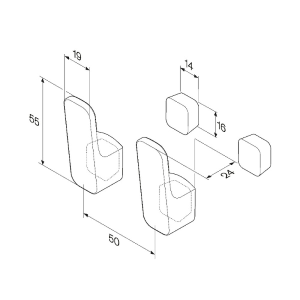 Крючок AM.PM Func A8F35622