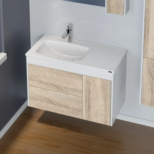 Тумба под раковину 70 Санта Меркурий 700456 янтарный