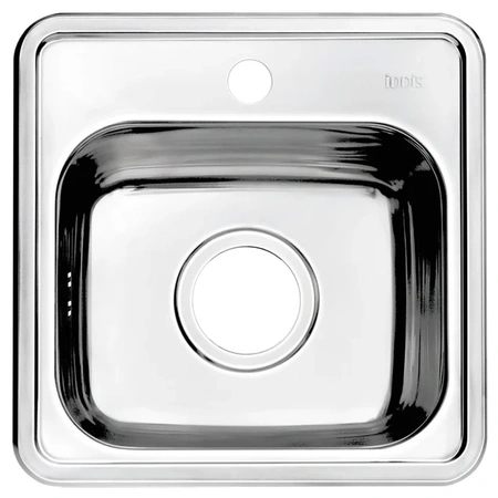 Кухонная мойка, нержавеющая сталь iddis Strit STR38S0i77, сталь 