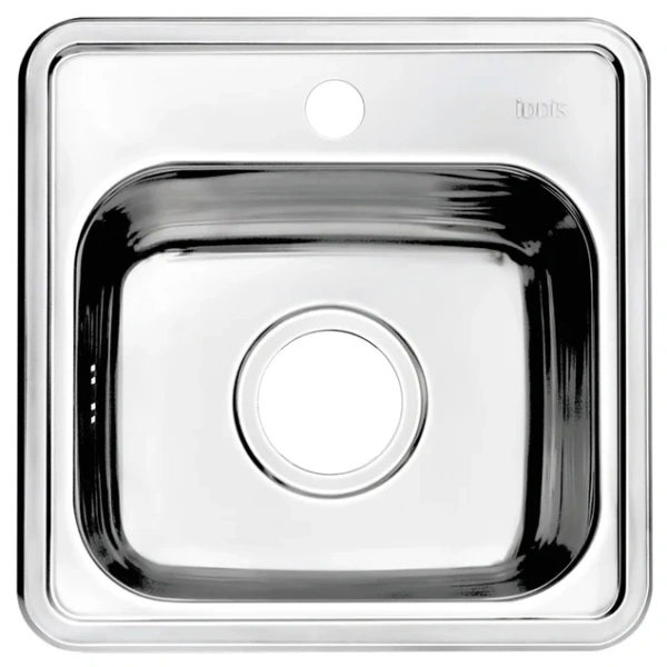 Кухонная мойка, нержавеющая сталь iddis Strit STR38S0i77, сталь 