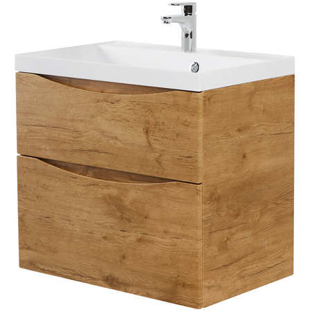 База под раковину подвесная BelBagno MARINO-CER-600-2C-SO-NL-P Nero Lucido