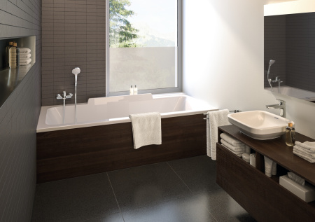 Смеситель для раковины с донным клапаном Hansgrohe Logis CoolStart 71102000 хром