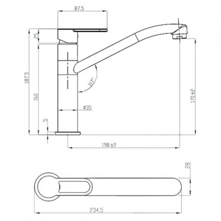 Смеситель Elghansa Ecoflow Alpha 5650207