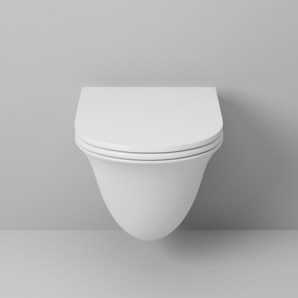 Унитаз подвесной безободковый Grossman  GR-4412MS с сиденьем микролифт