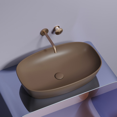 Раковина накладная (60х38) Ceramica Nova ELEMENT CN6049MDB