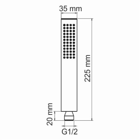Ручной душ WasserKRAFT A103