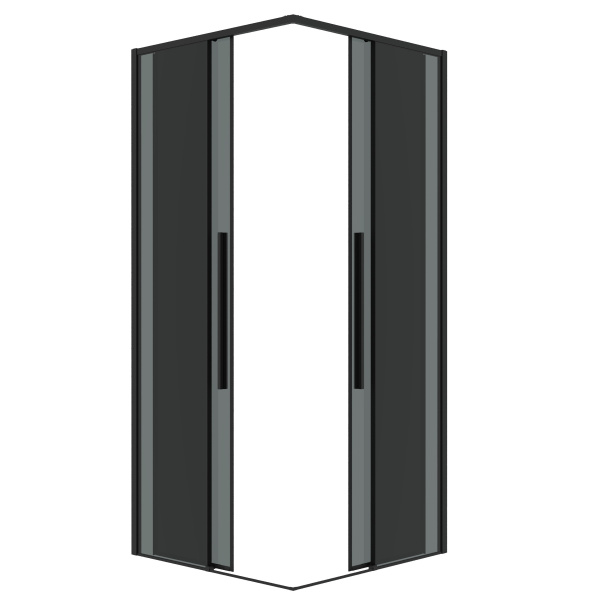 Душевая дверь (100х195) Grossman Galaxy 1/2.K33.01.10.21.10, раздвижная