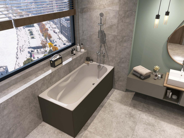 Чугунная ванна Wotte Comfort 180 x 80 см, (Comfort 1800x800), белая