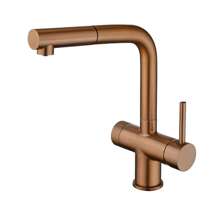 Смеситель для кухни EMAR ЕС - 7026 PVD Coppery